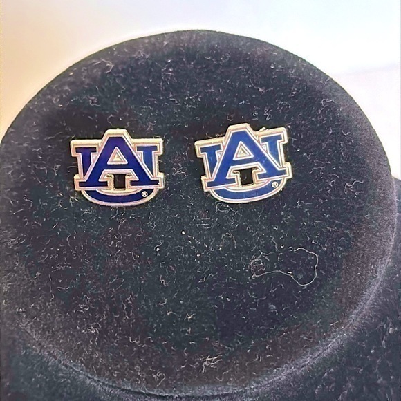 Auburn AU Studs, Navy and Orange never worn NWOT - Picture 1 of 5